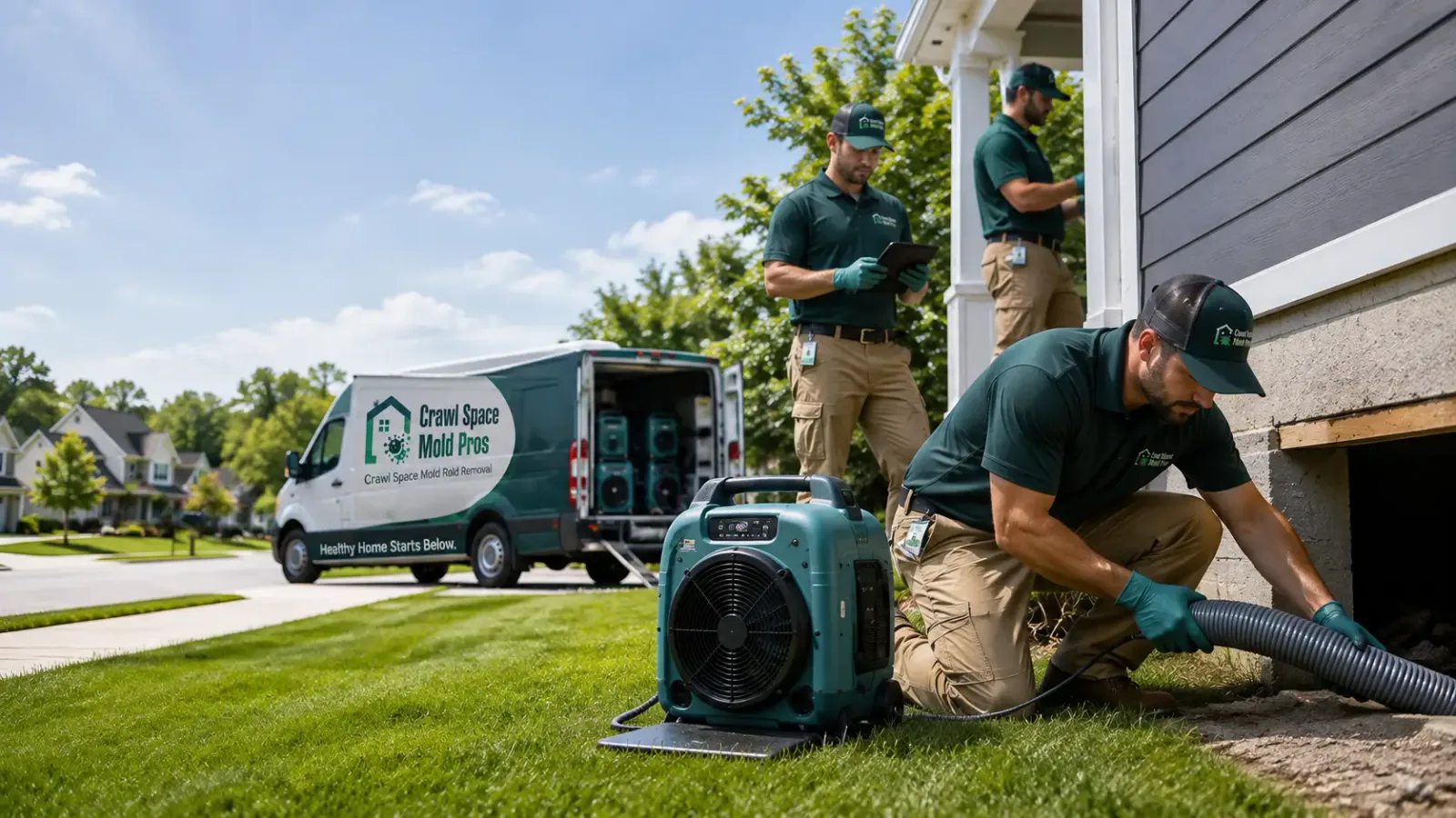 Crawl Space Mold Removal in Glenvil, NE